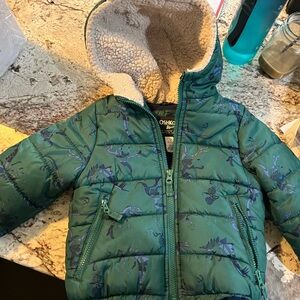 OshKosh B'gosh Green Dinosaur Jacket